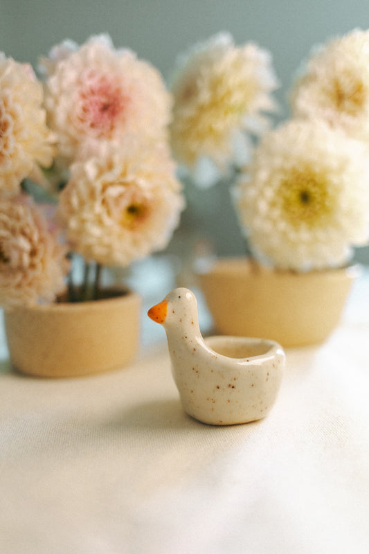 The ORIGINAL Handmade Silly Goose Ceramic Ring Dish