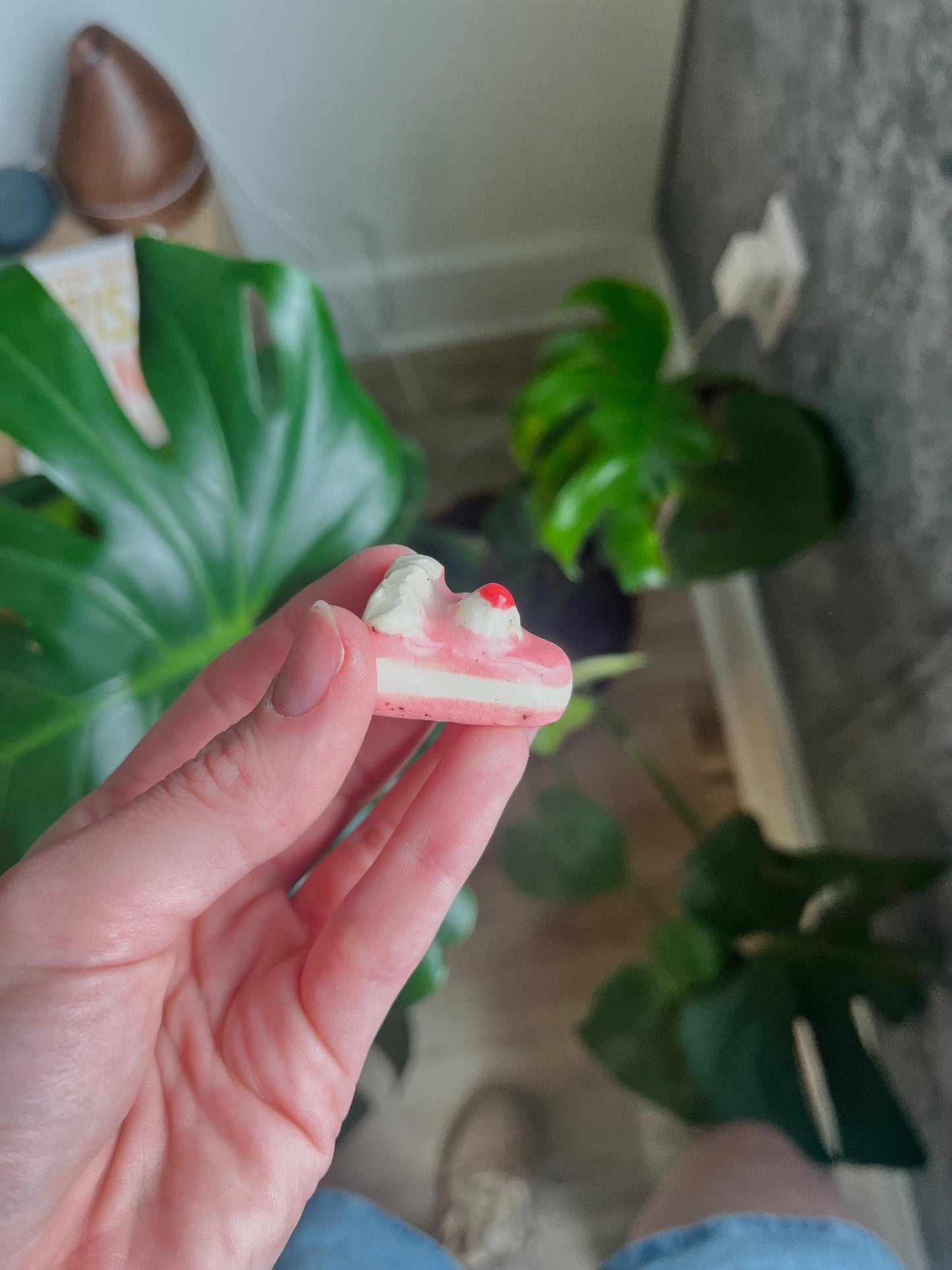 Handmade Ceramic Trinket- It's Cake!