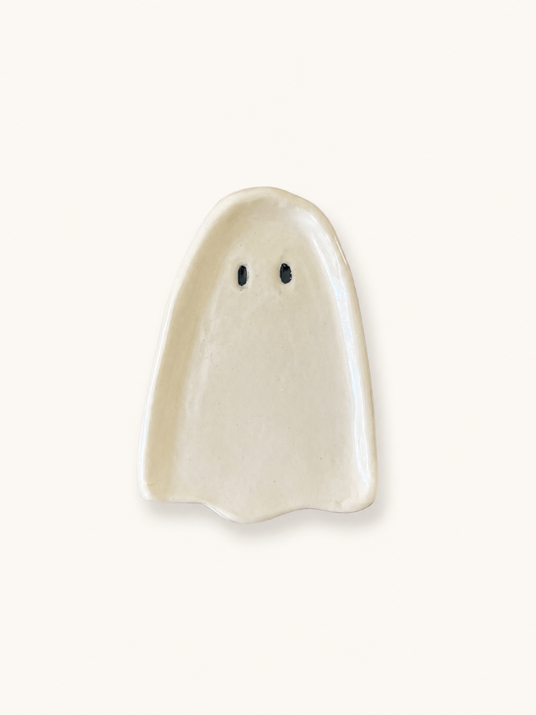 Handmade Ceramic Ghost Spoon Rest – Cute Halloween Kitchen Decor – Stoneware Spoon Holder – Spooky Fall Kitchen Gift