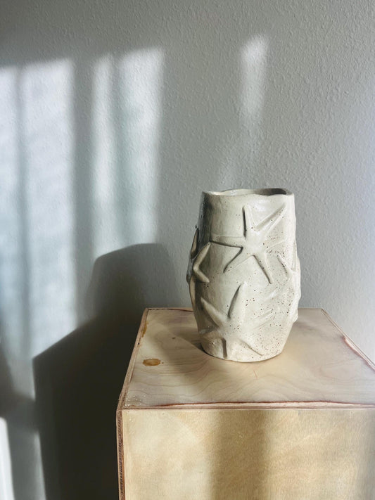 Modern Sunburst Handmade Vase