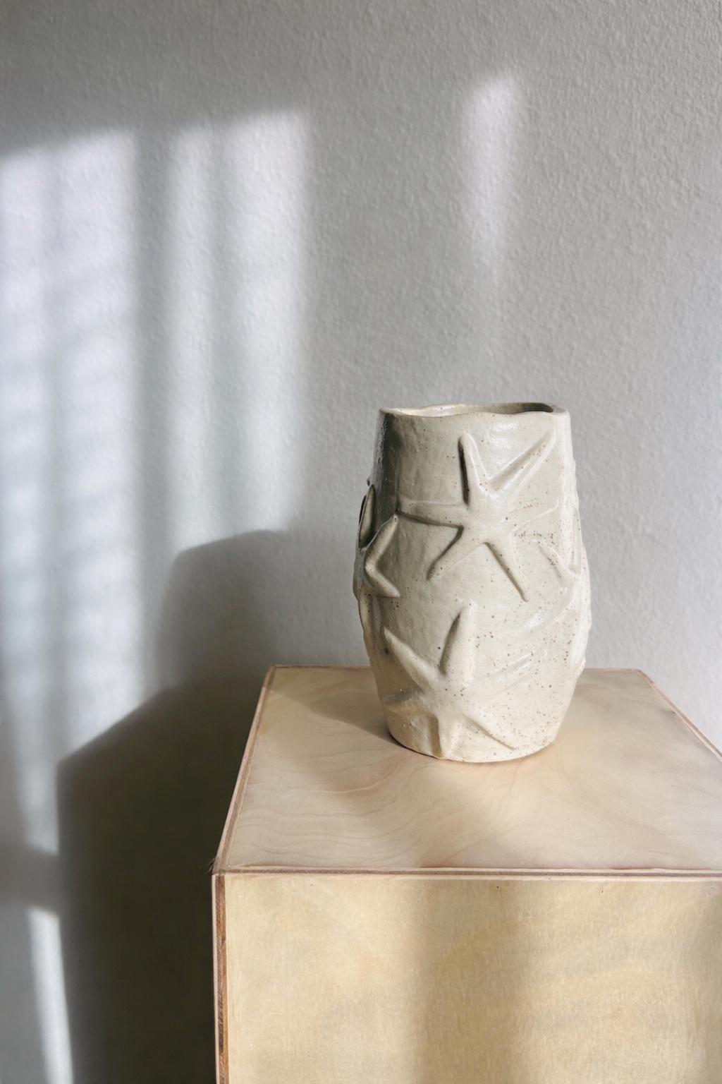 Modern Sunburst Handmade Vase