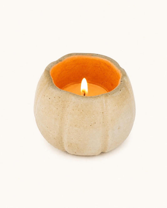 Handmade Ceramic Pumpkin Tealight Holder - Fall Decor | Thanksgiving Decoration | Cozy Home Gift
